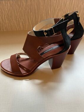 Matt Bernson Brown Leather Strappy Women's Sandals size 10